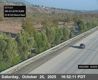 I-215 : (217) 0.5 Mi South of Devore