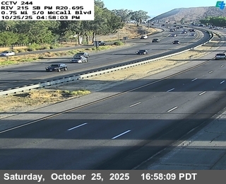 I-215 : (244) 0.75 Miles South of McCall Boulevard