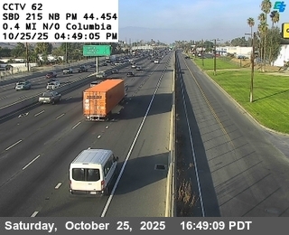 I-215 : (62) 0.4 Miles N of Columbia
