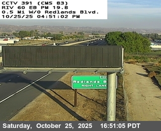 SR-60 : (391) 0.5 Mi W/O Redlands Blvd