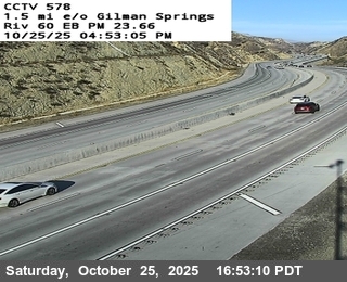 SR-60 : (578) 1.5 mi e/o Gilman Springs