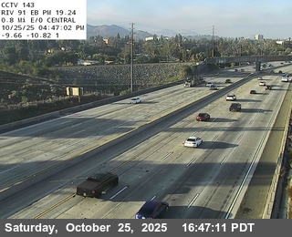 SR-91 : (143) 0.5 Miles North Of Central
